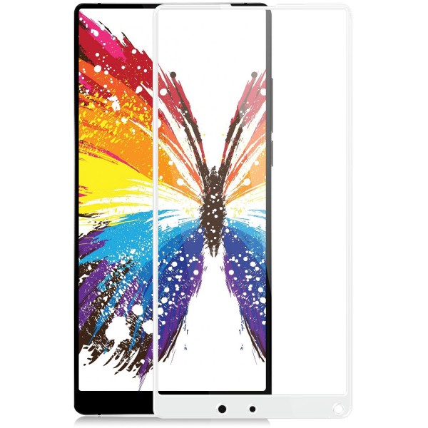 1x Full Cover Displayschutzglas für Xiaomi Mi Mix 2S - Weiß