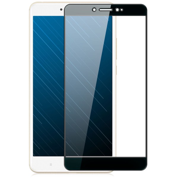Full Cover Displayschutzglas für Xiaomi Mi Max 2 - Schwarz