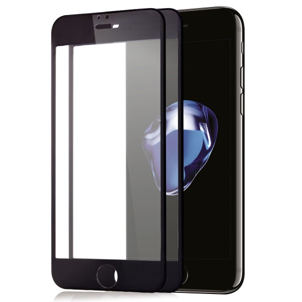 2x Full Cover Displayschutzglas für Apple iPhone 8 Plus (5,5") - Schwarz