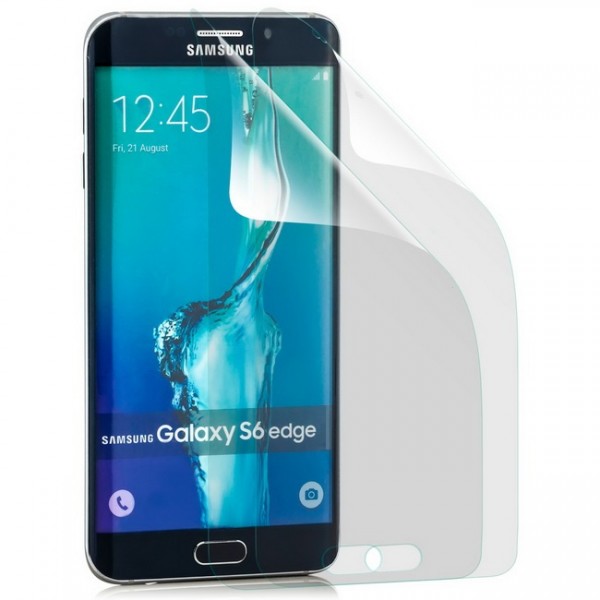 2x Curved Displayschutzfolie für Samsung Galaxy S6 Edge