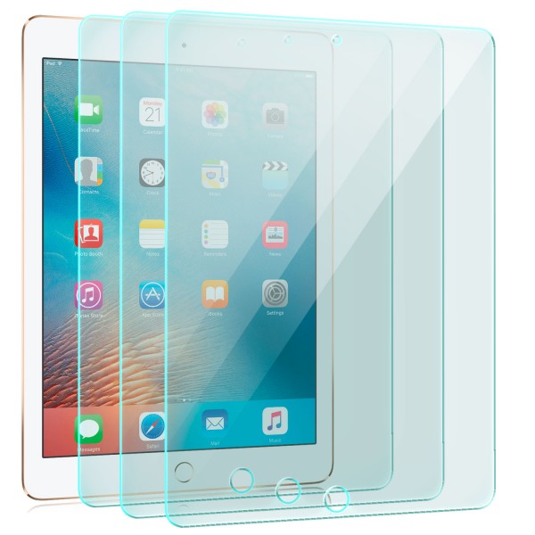 3x Displayschutzglas für Apple iPad Pro (9,7")