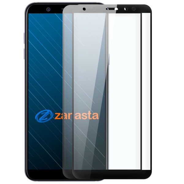 2x Full Cover Displayschutzglas für Samsung Galaxy A6 (2018) - Schwarz