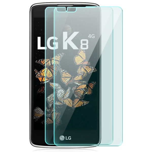 2x Displayschutzglas für LG K8