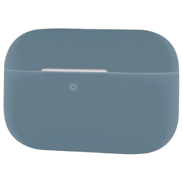 Silikon Case für Apple AirPods Pro - Schutzhülle Schale Hülle - Blaugrau