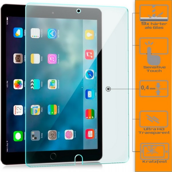 3x Displayschutzglas für Apple iPad Pro (12,9")
